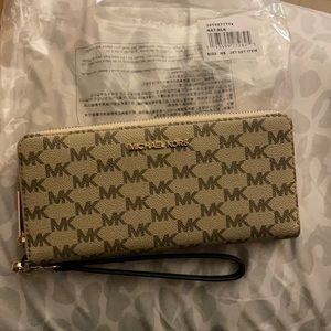 Brown & Tan Michael Kors Wallet